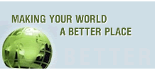 Making your world a better place
